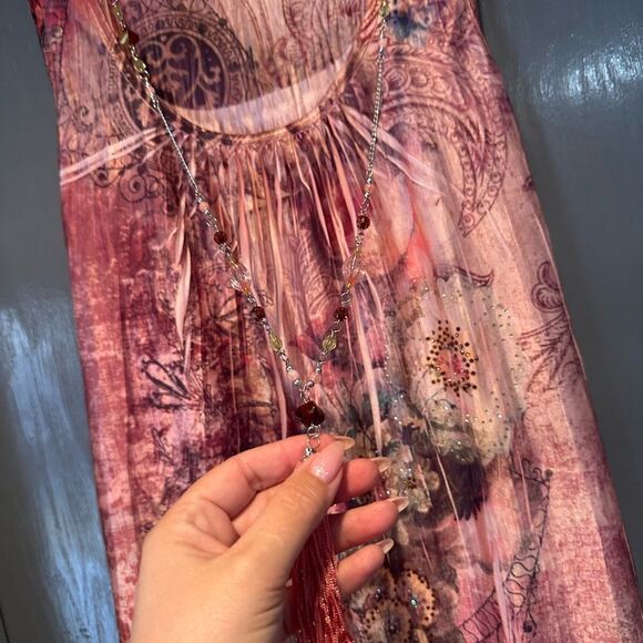 Lane Bryant Blush and Mauve Sleeveless Top - Picture 3 of 5